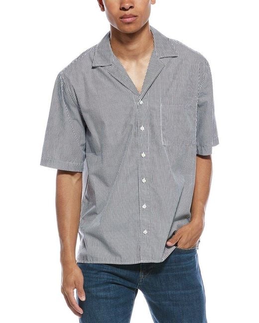 ATM Gray Mixed Stripe Shirt for men