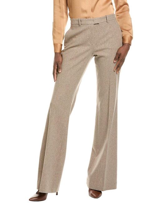 Michael Kors Natural Collection Wool-Blend Halyee Flare Pant