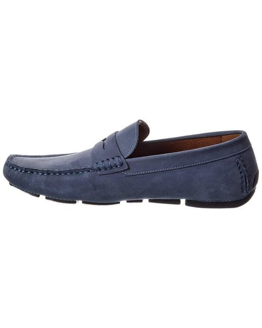 Dune Blue Bradlay Suede Driver for men