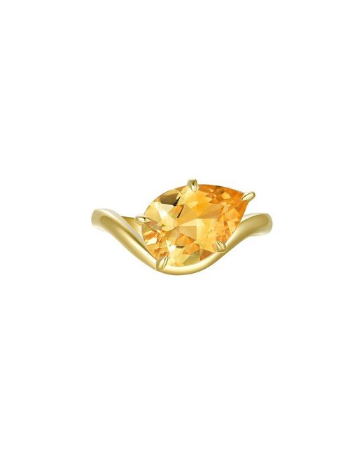 Kai Fine Jewelry Metallic 14K 2.60 Ct. Tw. Citrine Cocktail Ring