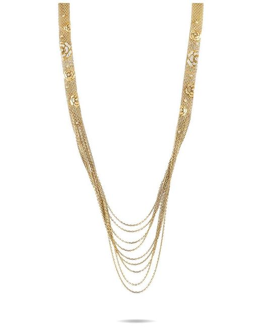 Chanel Metallic Impression De Camila 18K 1.00 Ct. Tw. Diamond Necklace (Authentic Pre-Owned)