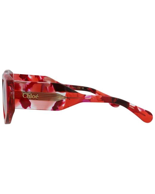 Chloé Red 58Mm Sunglasses