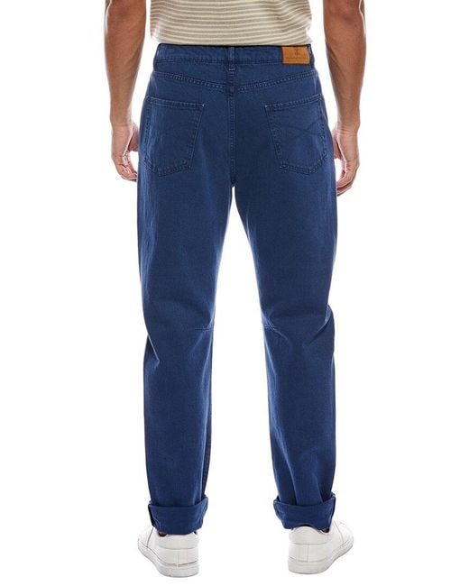 Brunello Cucinelli Blue Slim Jean for men