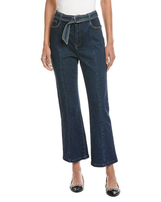 Cinq À Sept Blue Madi Flare Pant