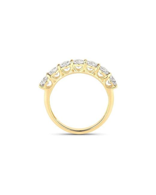 Diana M Metallic Diana M 14k 1.54 Ct. Tw. Lab-grown Diamond Half-eternity Ring