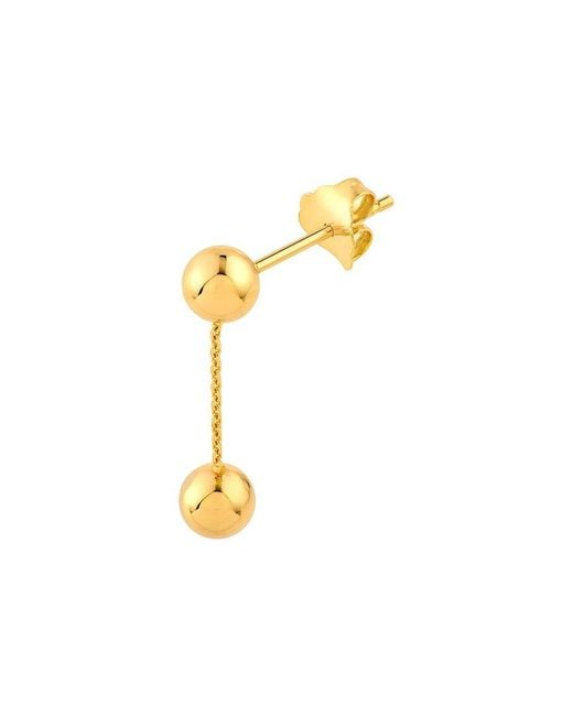 HAWLEY ST Metallic 14K Dangle Earrings