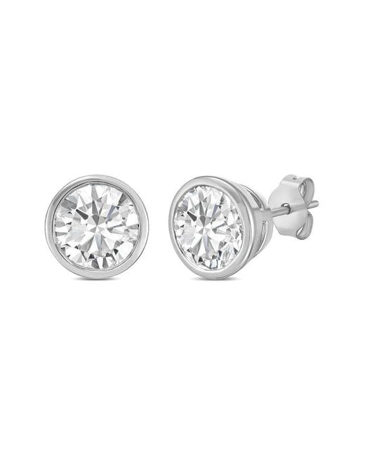 Diana M Metallic Diana M. 14K 1.50 Ct. Tw. Lab-Grown Diamond Stud Earrings