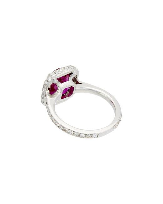 Diana M Pink Fine Jewelry 14K 1.30 Ct. Tw. Diamond Half-Set Ring