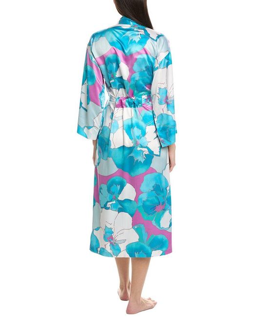 Natori Blue Floria Robe