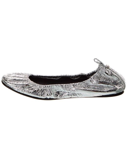Isabel Marant Metallic Belna Leather Ballet Flat