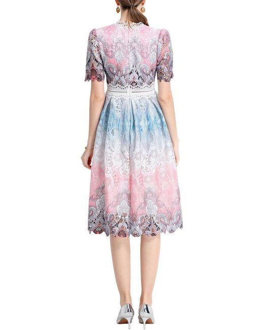 DZA Pink Midi Dress