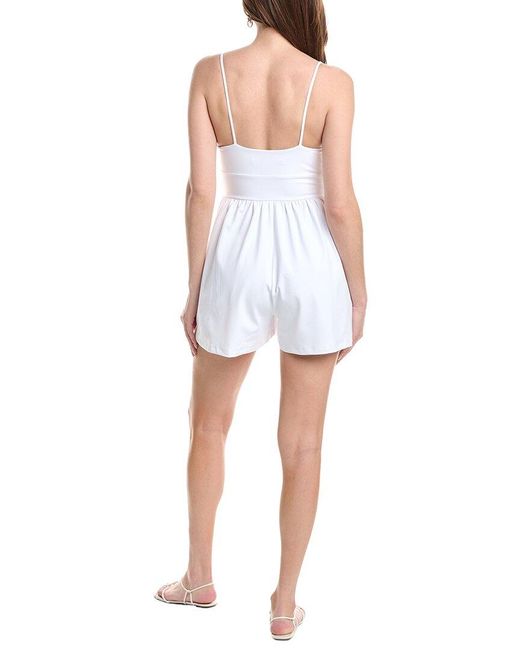 Susana Monaco White String V Romper