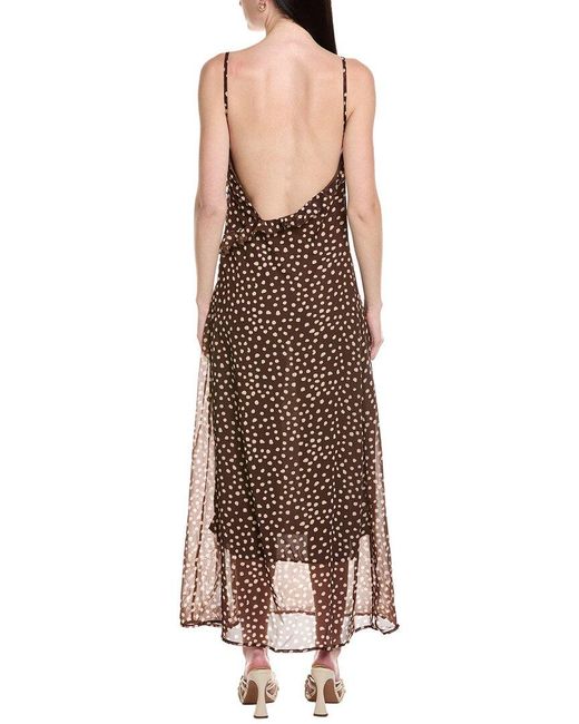Avantlook Brown Maxi Dress