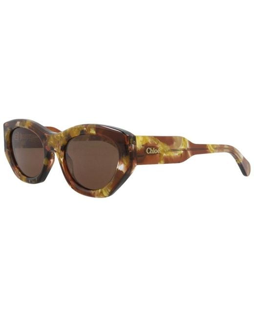 Chloé Brown 53Mm Sunglasses