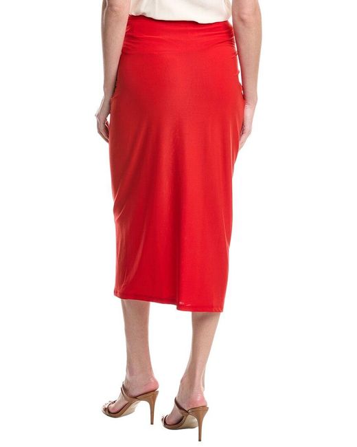 Ronny Kobo Red Rosalie Skirt
