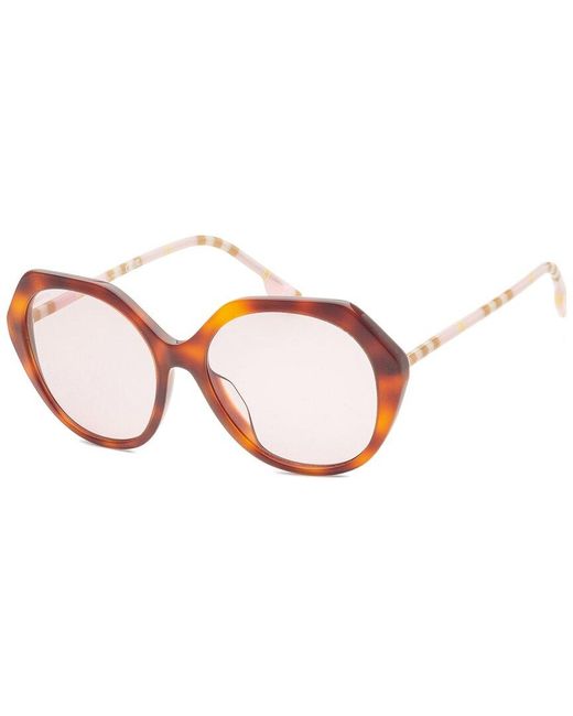 Burberry Pink Vanessa 57mm Sunglasses