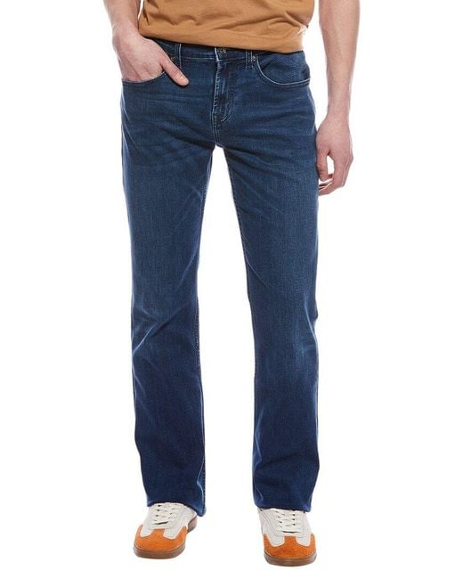 7 For All Mankind Blue Brett Medina Bootcut Jean for men