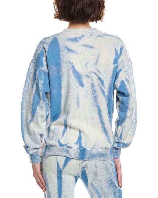 The Nu Vintage Blue Arizona Rose Crewneck Pullover