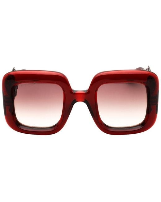 Etro Red 48Mm Sunglasses