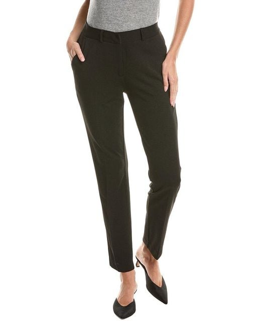 Tahari Green Slim Leg Ankle Pant