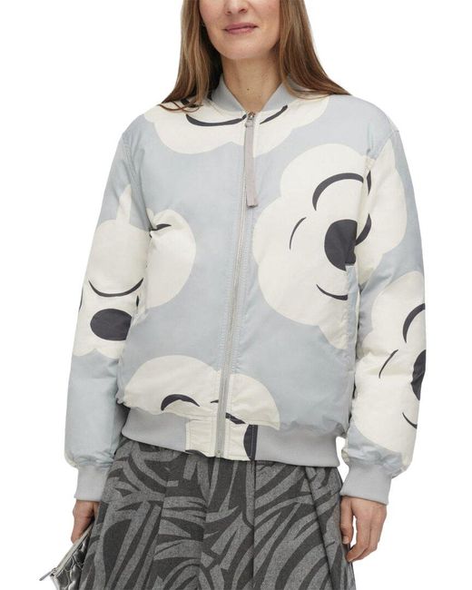 Marimekko Gray Blossa Tumma Padded Coat