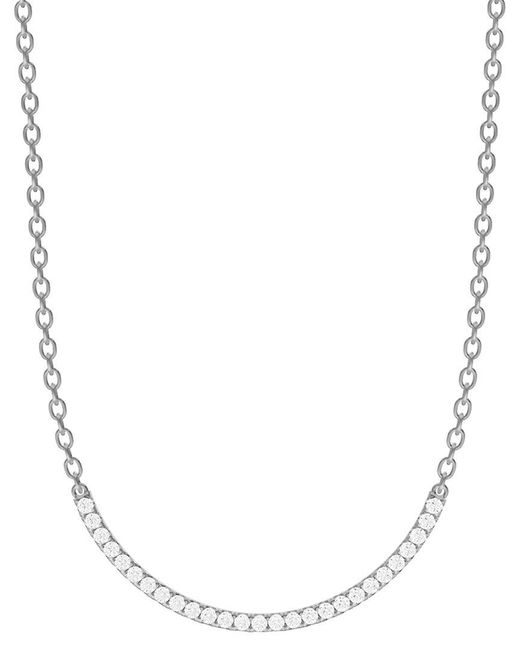 Lab Grown Diamonds Metallic 14K 0.75 Ct. Tw. Lab-Grown Diamond Necklace