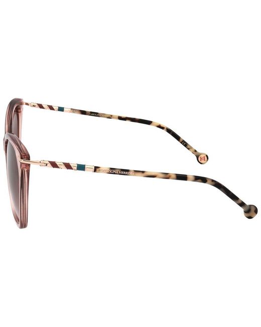 Carolina Herrera Brown Her0091S 56Mm Sunglasses