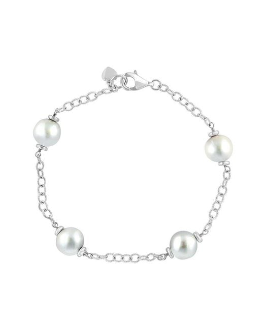Effy Fine Jewelry White 925 Sterling 9Mm Pearl Bracelet