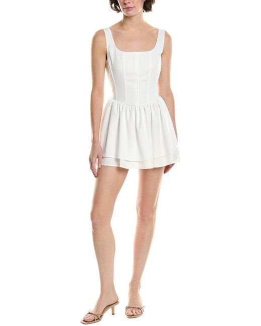 Estellina White Reveriee Mini Dress