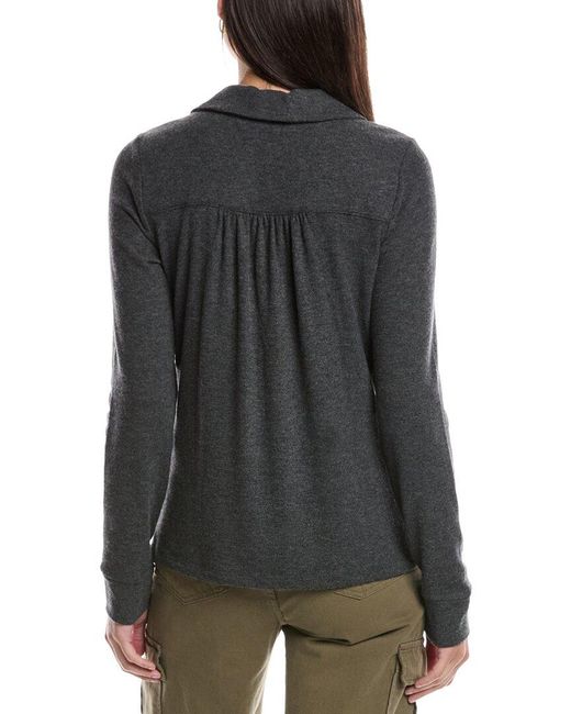 Michael Stars Black Helen Top