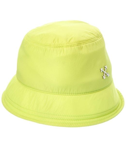 Off-White c/o Virgil Abloh Yellow Bucket Hat