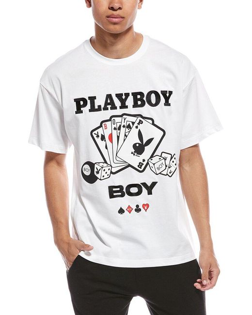 BOY London White Playboy X Boy T-Shirt for men