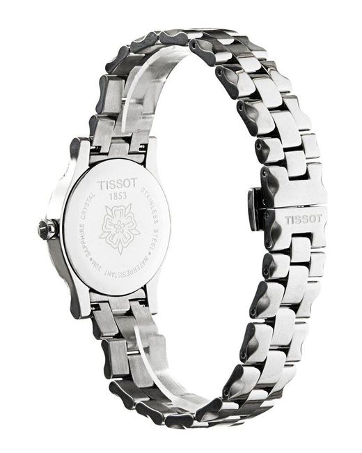 Tissot Gray Stylis-t Diamond Watch
