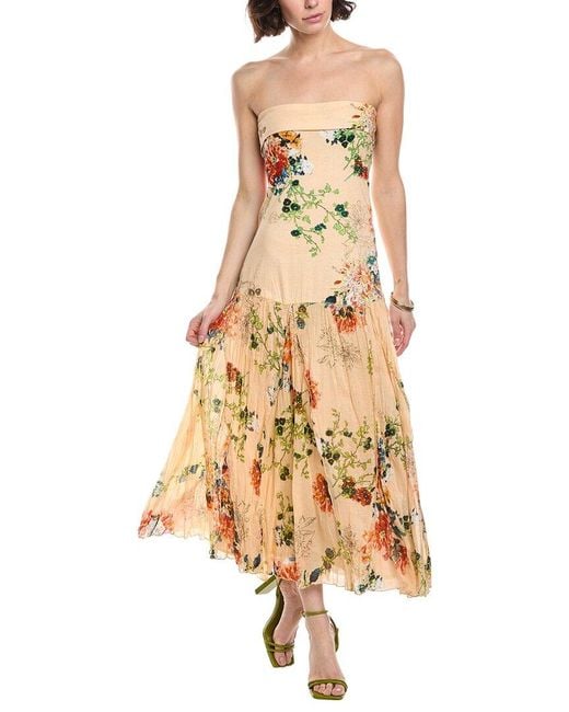The Nu Vintage Metallic Azura Sleeveless Maxi Dress