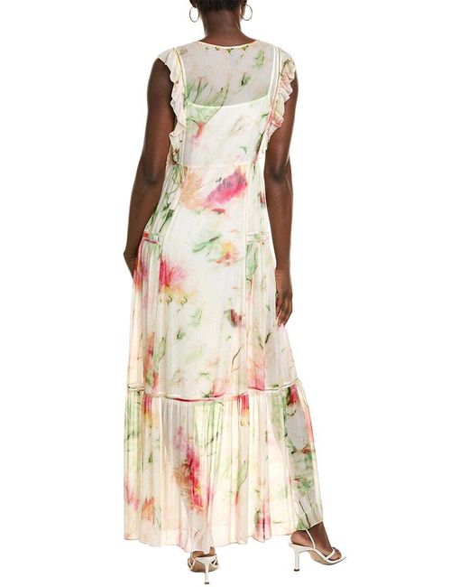 Boss White Dacrina Maxi Dress