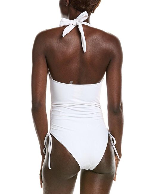 Ramy Brook White Simone One-Piece