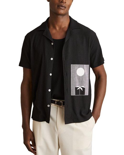 Reiss Black Coast Shirt for men