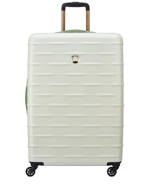 Delsey White Claudia 28" Expandable Spinner