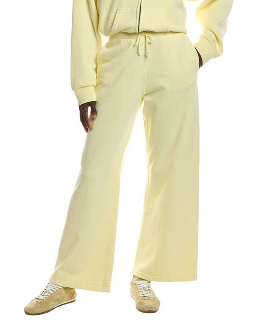 Vintage Havana Yellow Heavyweight Garment Wide Leg Pant