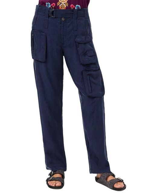 Johnny Was Blue Hailey Plus Pant