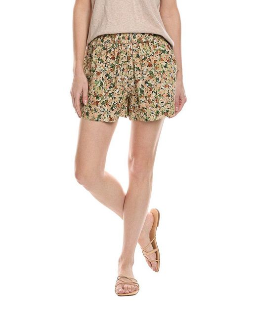 Michael Stars Natural Monty Tie Front Short