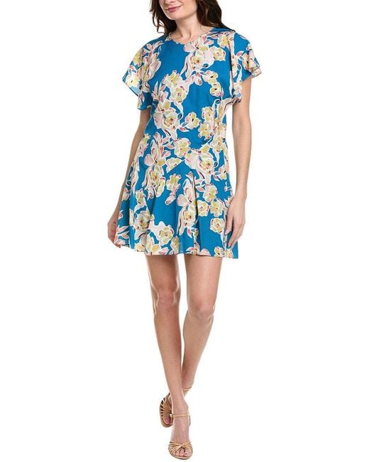 Joie Blue Hunter Mini Dress