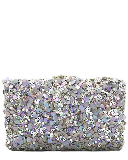 Simitri Gray Cinderella Kitsch Clutch