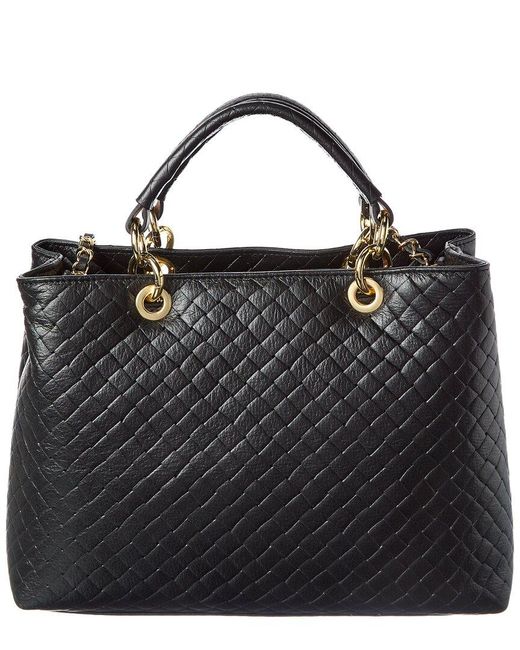Isabella Rossetti Black Elspeth Leather Handbag