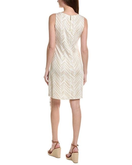 Tommy Bahama White Darcy Seaside Sketch Sheath Dress