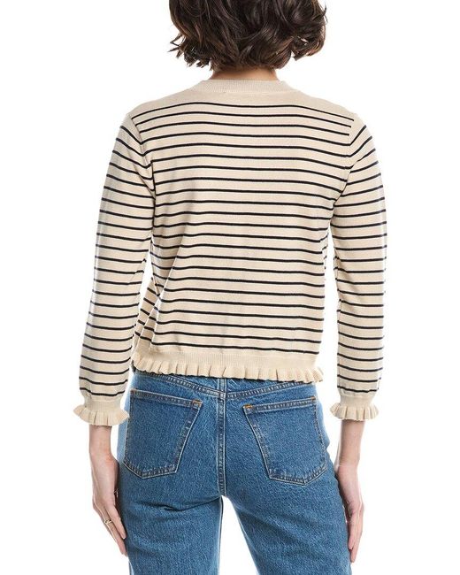 Lyra & Co Blue Stripe Cardigan