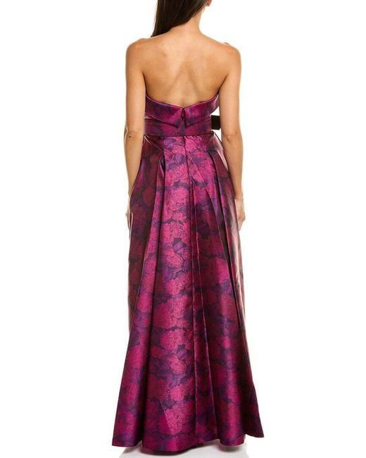 Sachin & Babi Purple Brielle Gown