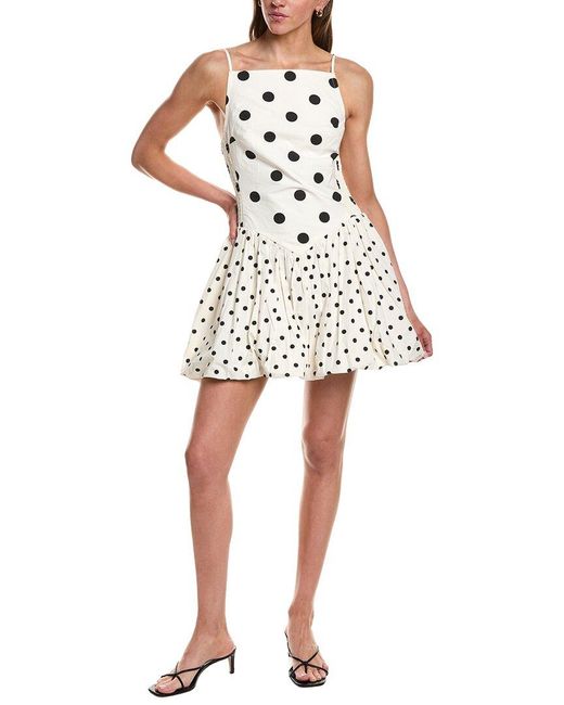 Free People White Misty Mini Dress