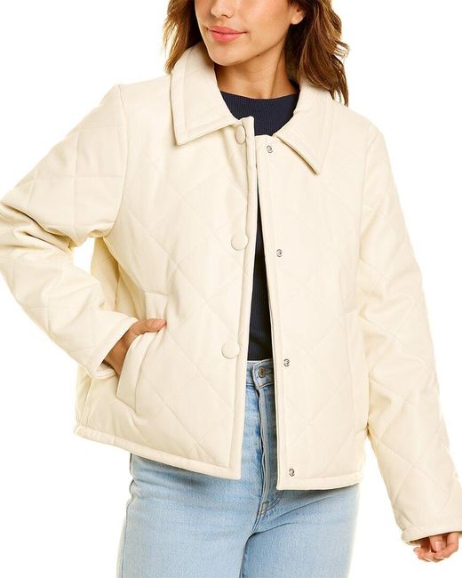 NVLT Quilted Jacket in White Lyst