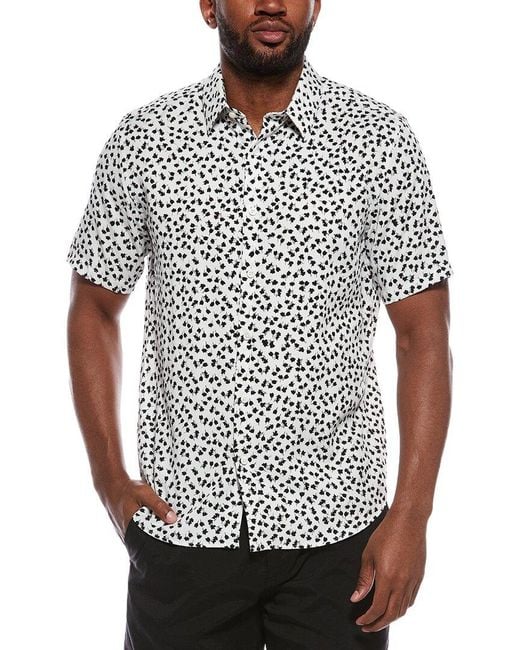theory mens dress shirt Theory Stretch Cotton Dress Shirt